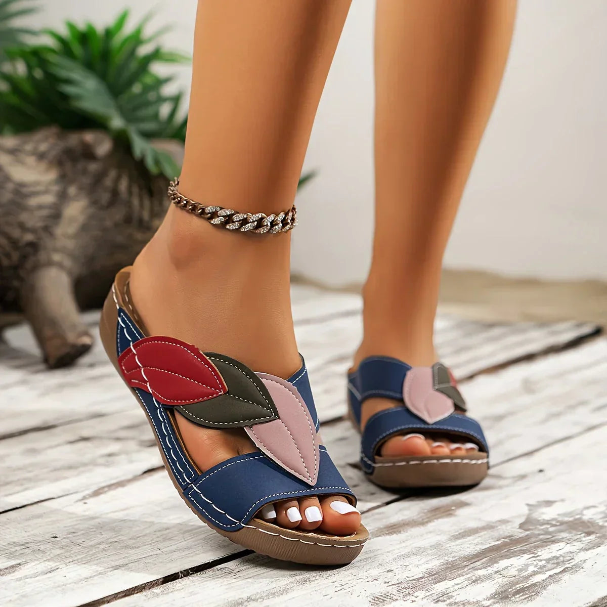Luiza | klapki slip-on