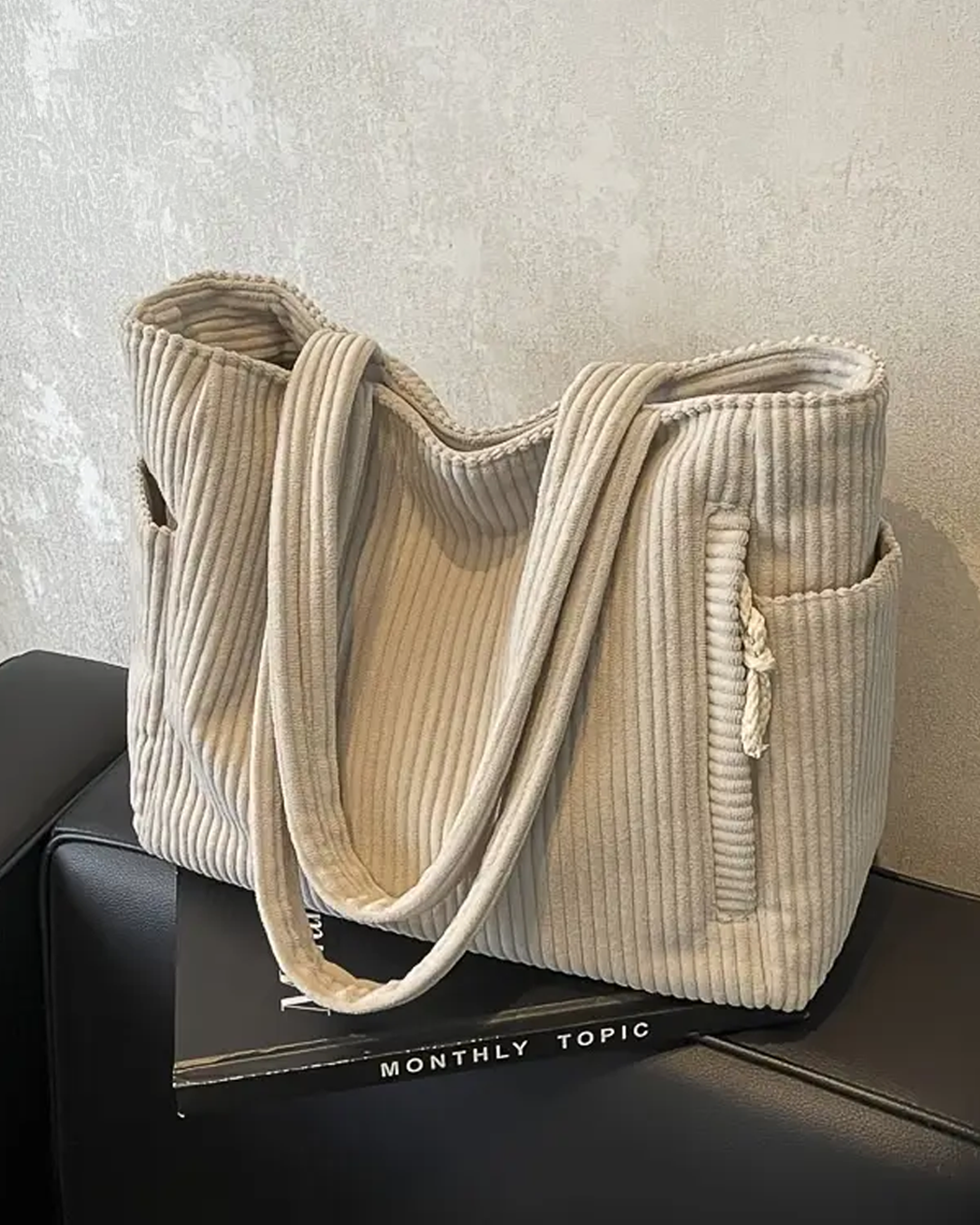 Marysia – Rybaczka torba z detalem sznurków