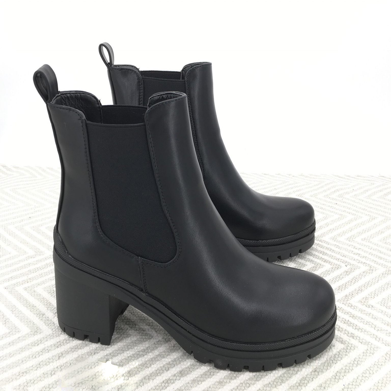 Kitty Black Stiletto Heels