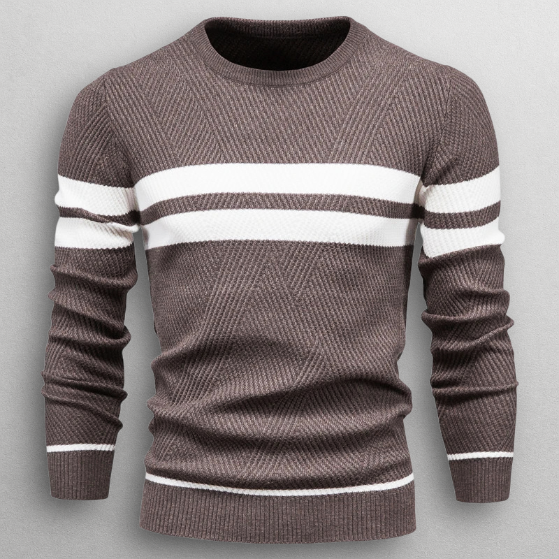 Hubert | Sweter w paski