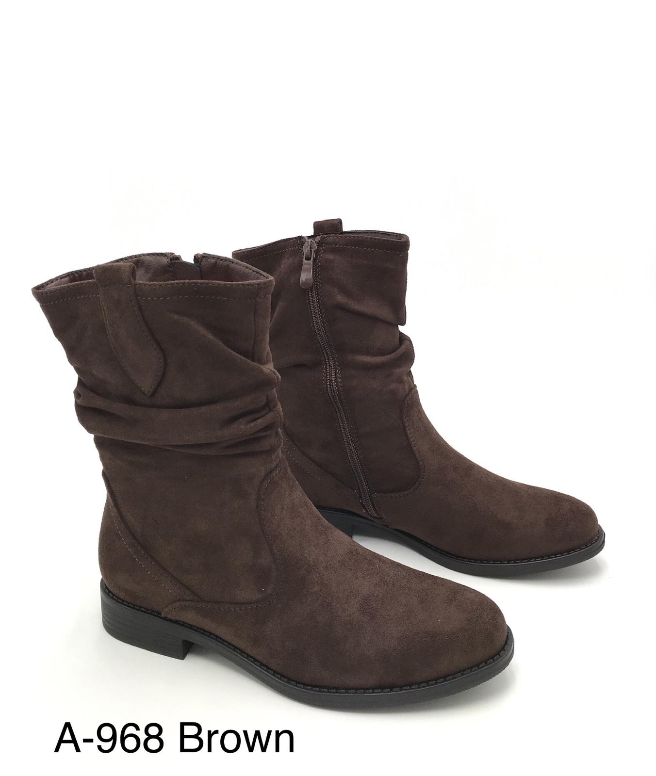 Noelle Brown Ankle Boots