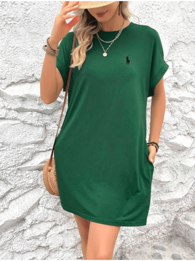 Ꮢаlph Lаurеn | Minimalistyczna elegancja Sukienka Casual na co dzień