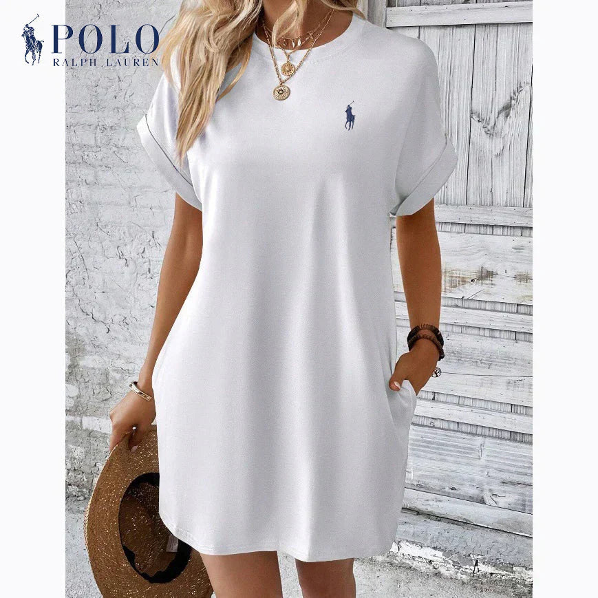 Ꮢаlph Lаurеn | Minimalistyczna elegancja Sukienka Casual na co dzień