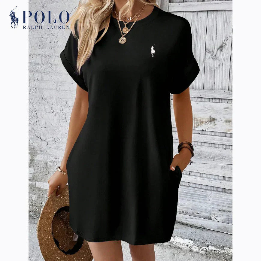 Ꮢаlph Lаurеn | Minimalistyczna elegancja Sukienka Casual na co dzień