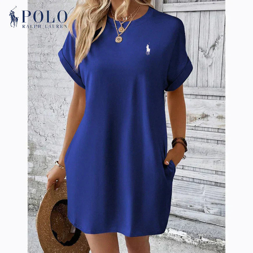 Ꮢаlph Lаurеn | Minimalistyczna elegancja Sukienka Casual na co dzień