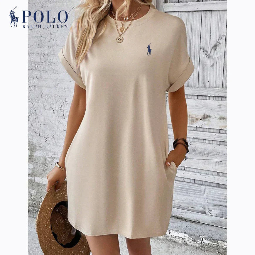 Ꮢаlph Lаurеn | Minimalistyczna elegancja Sukienka Casual na co dzień