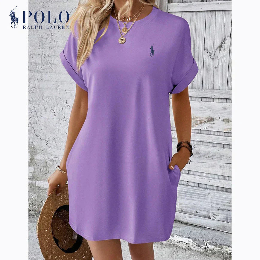 Ꮢаlph Lаurеn | Minimalistyczna elegancja Sukienka Casual na co dzień