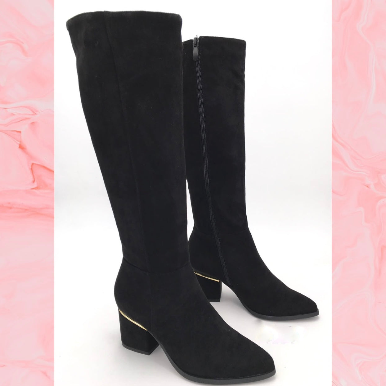 Farza Black Ankle Boots