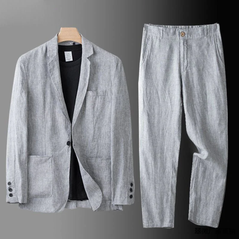 Johan | Elegancki Zestaw Lniany