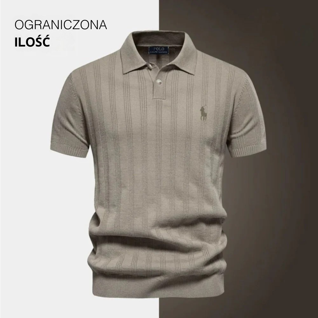 Ꮢаlph Lаurеn | Polo Męskie - Teksturowana Siatka RL ASM