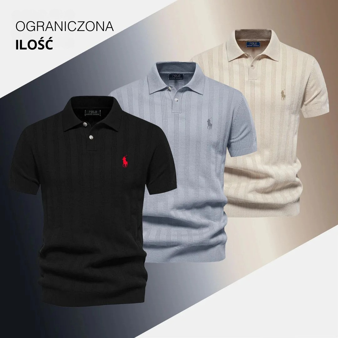 Ꮢаlph Lаurеn | Polo Męskie - Teksturowana Siatka RL ASM