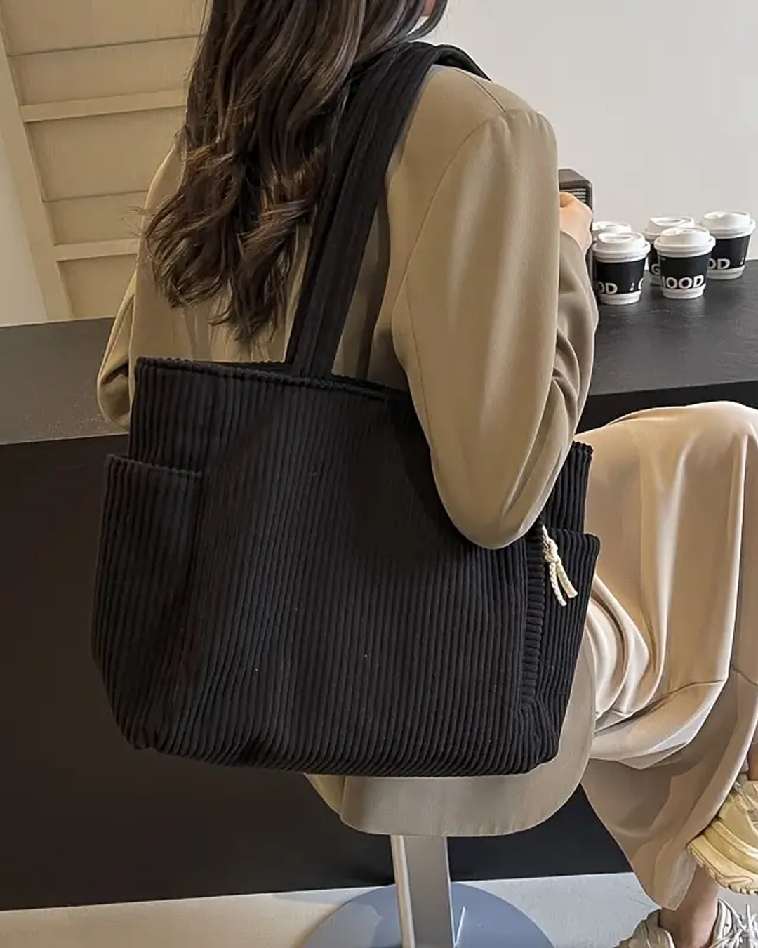 Marysia – Rybaczka torba z detalem sznurków