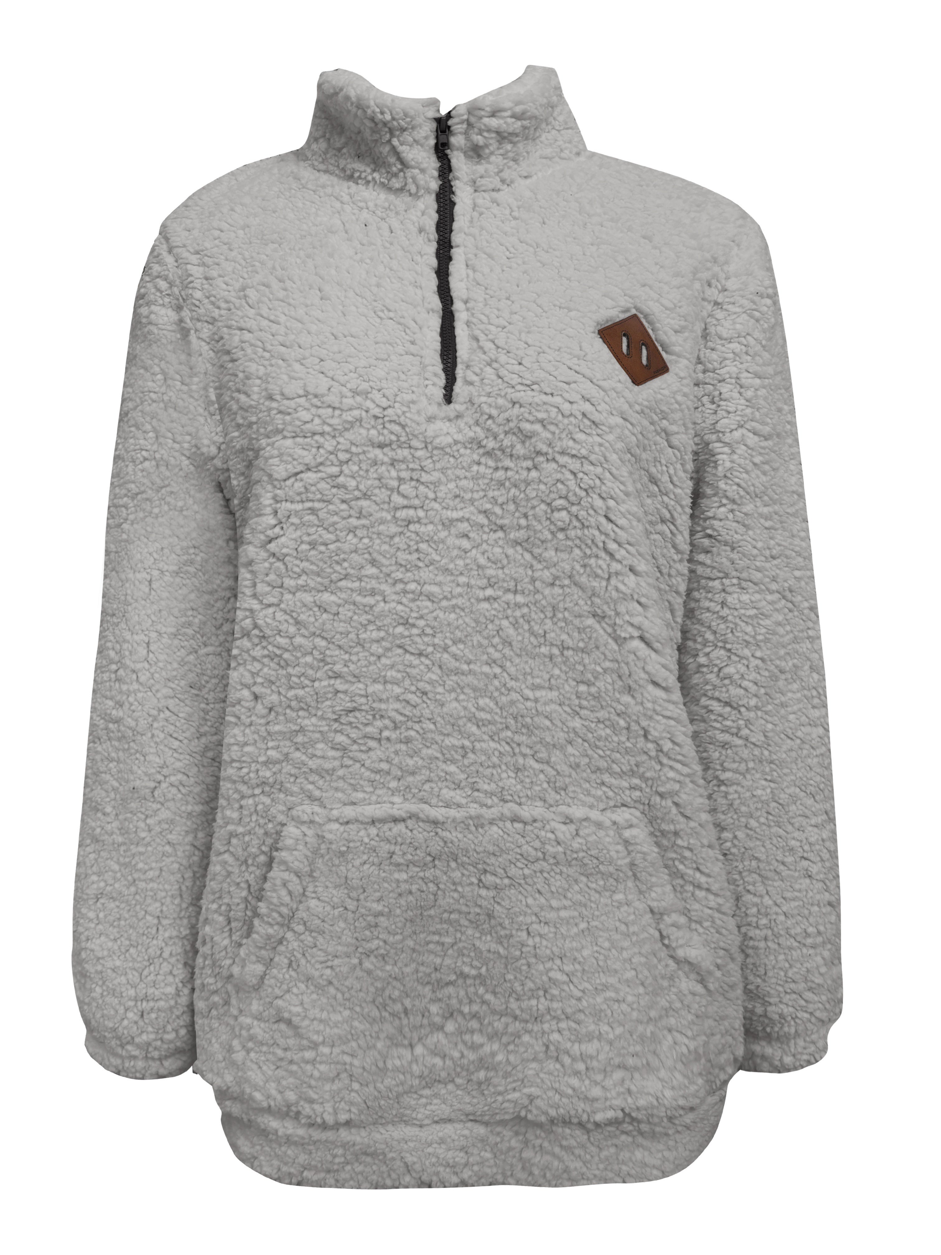 Felicja | Sweter Teddy z Zamkiem