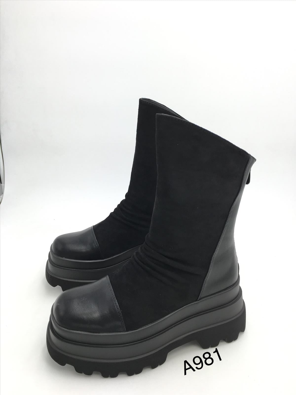 Zenya Black Ankle Boots