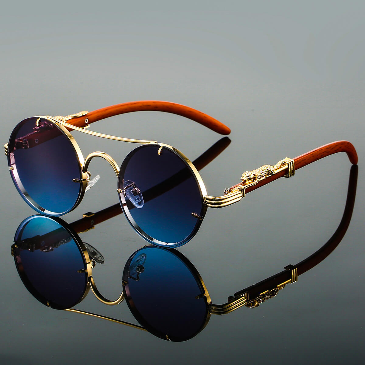 Damian | Okulary przeciwsłoneczne inspirowane stylem retro