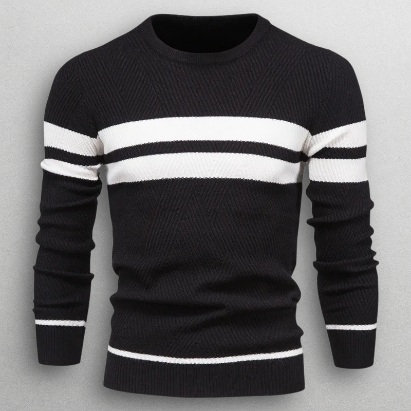 Hubert | Sweter w paski