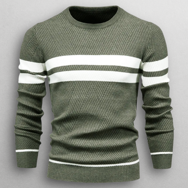 Hubert | Sweter w paski