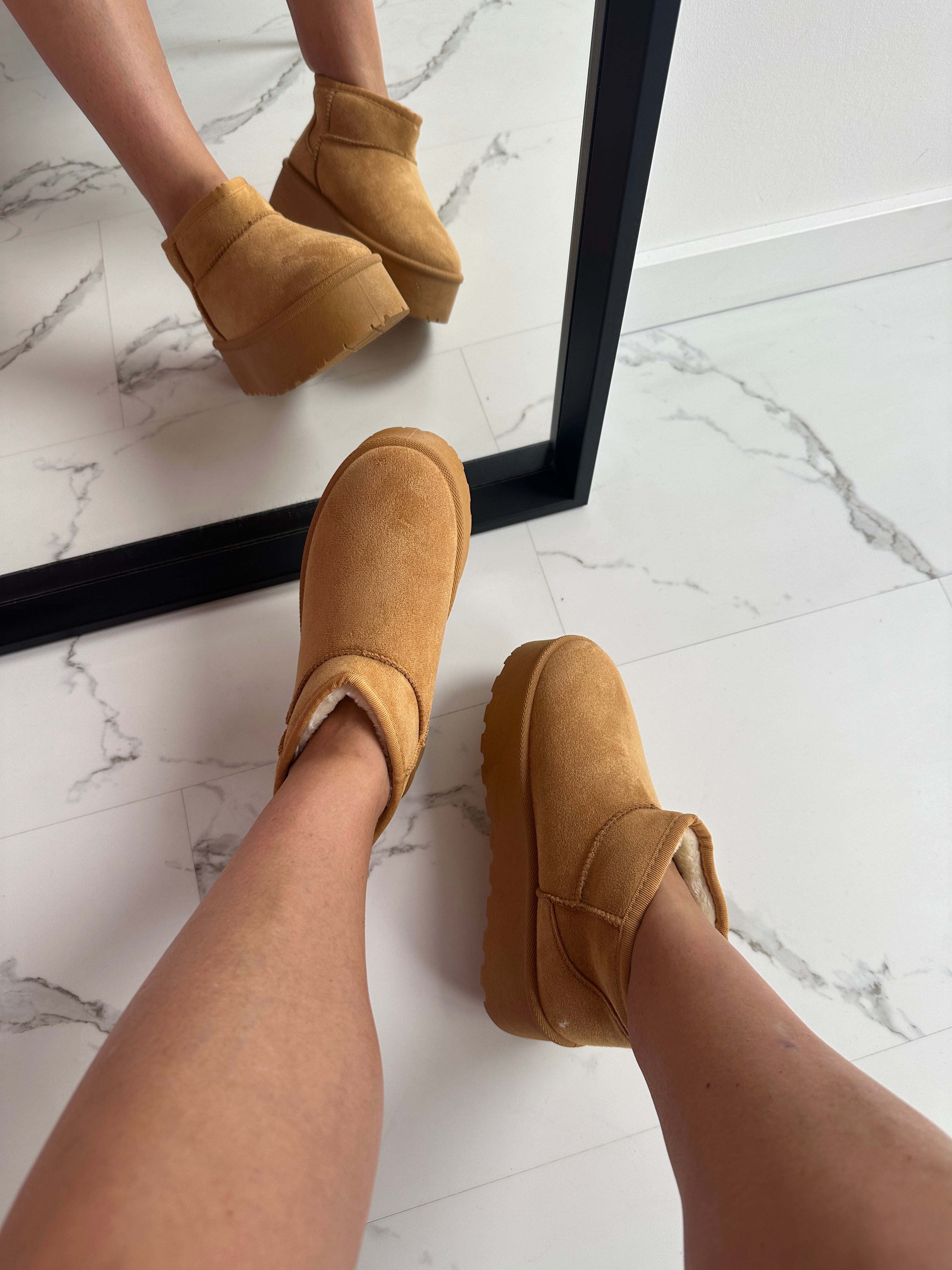 Camel Colinda Ankle Boots