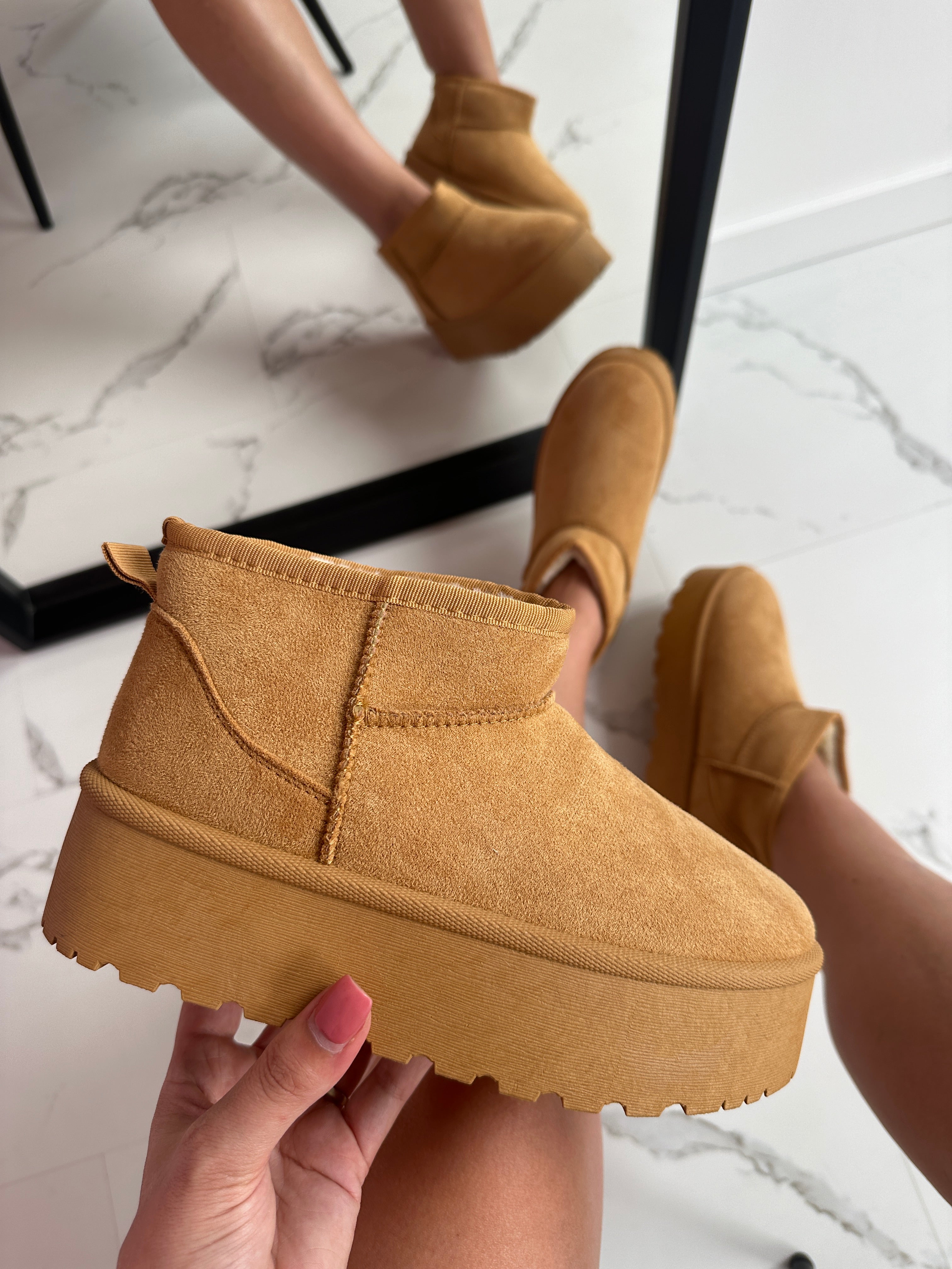 Camel Colinda Ankle Boots