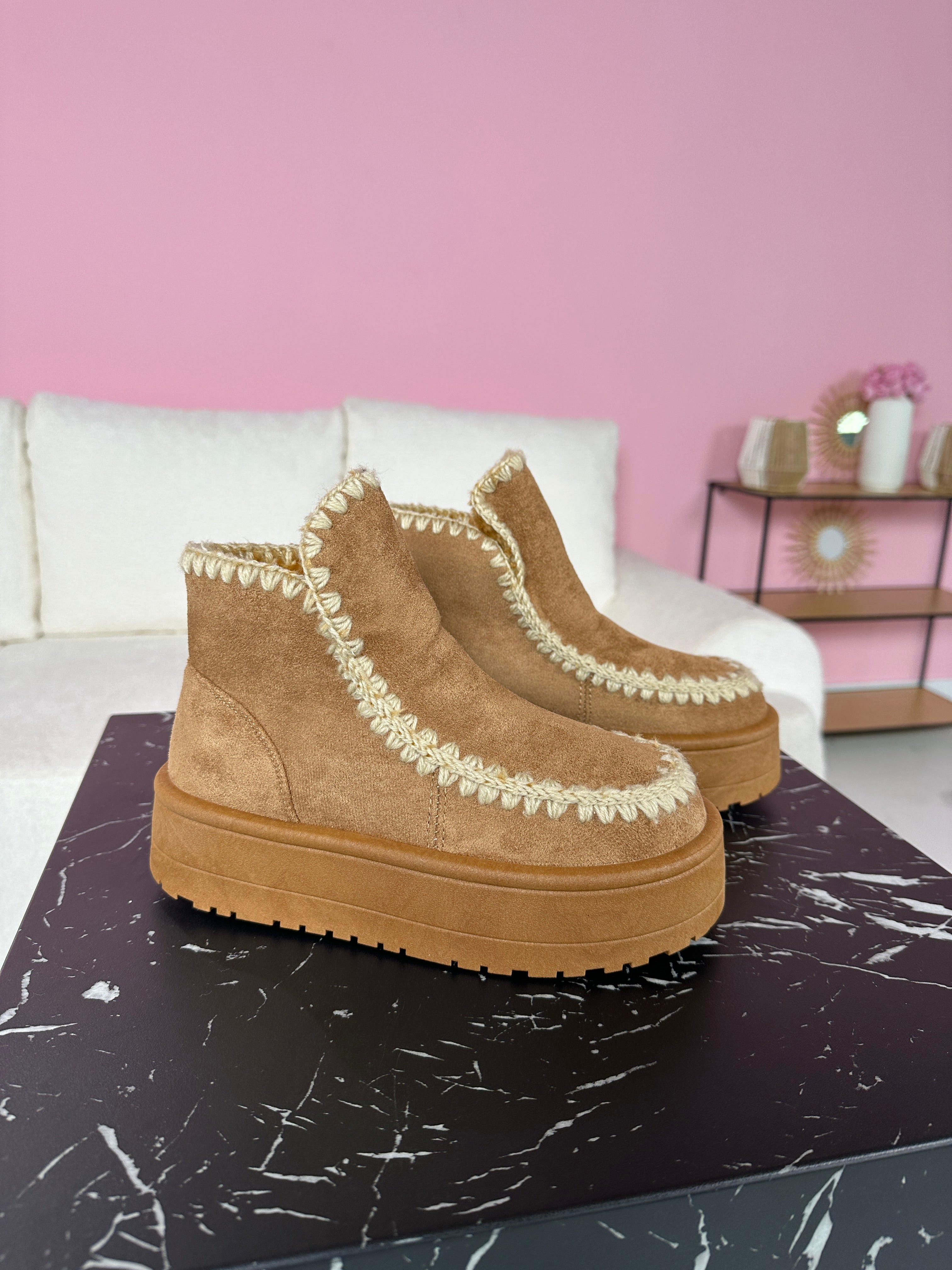 Camel Sue Ankle Boots