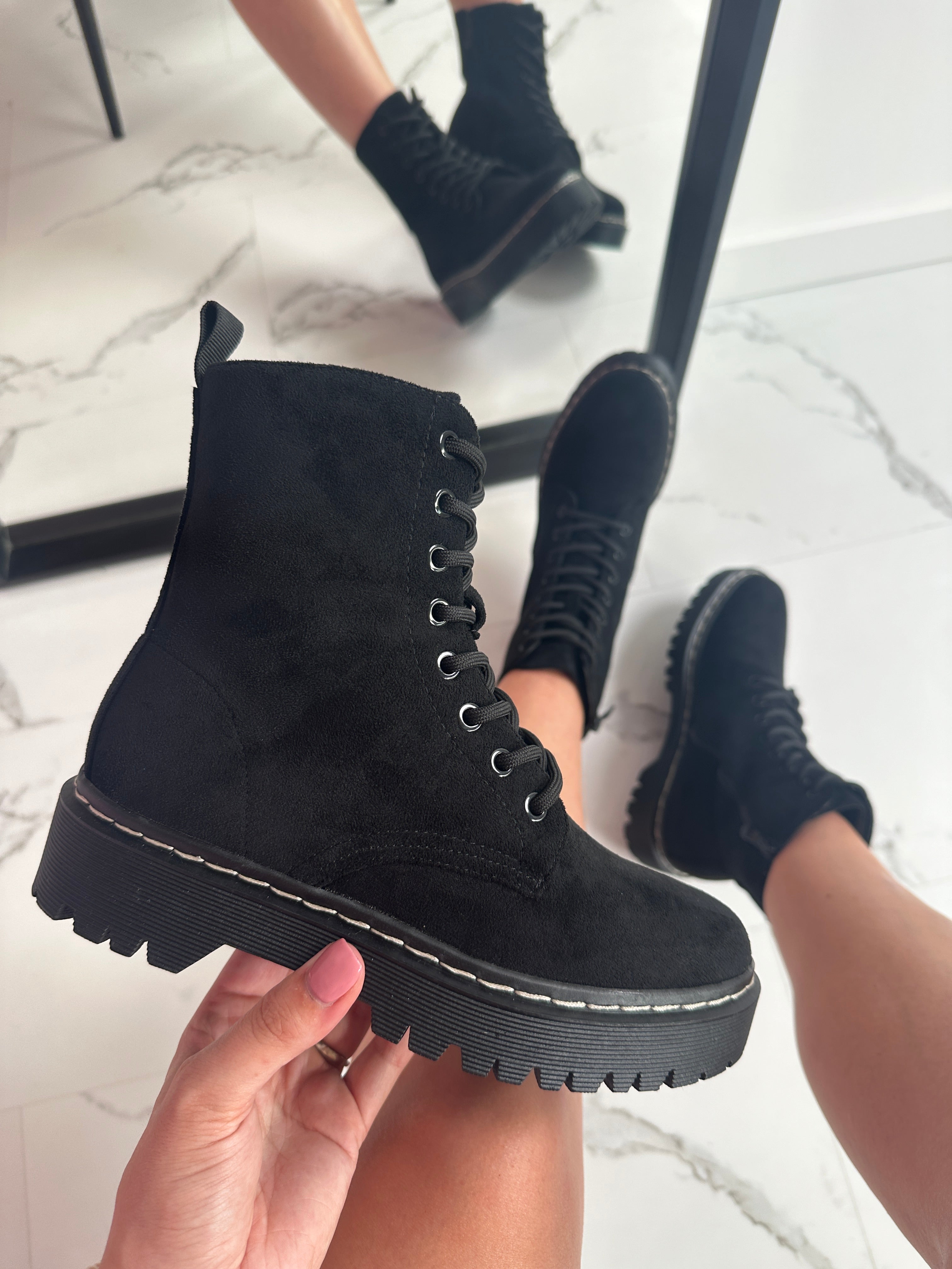 Suede Ankle Boots Martina