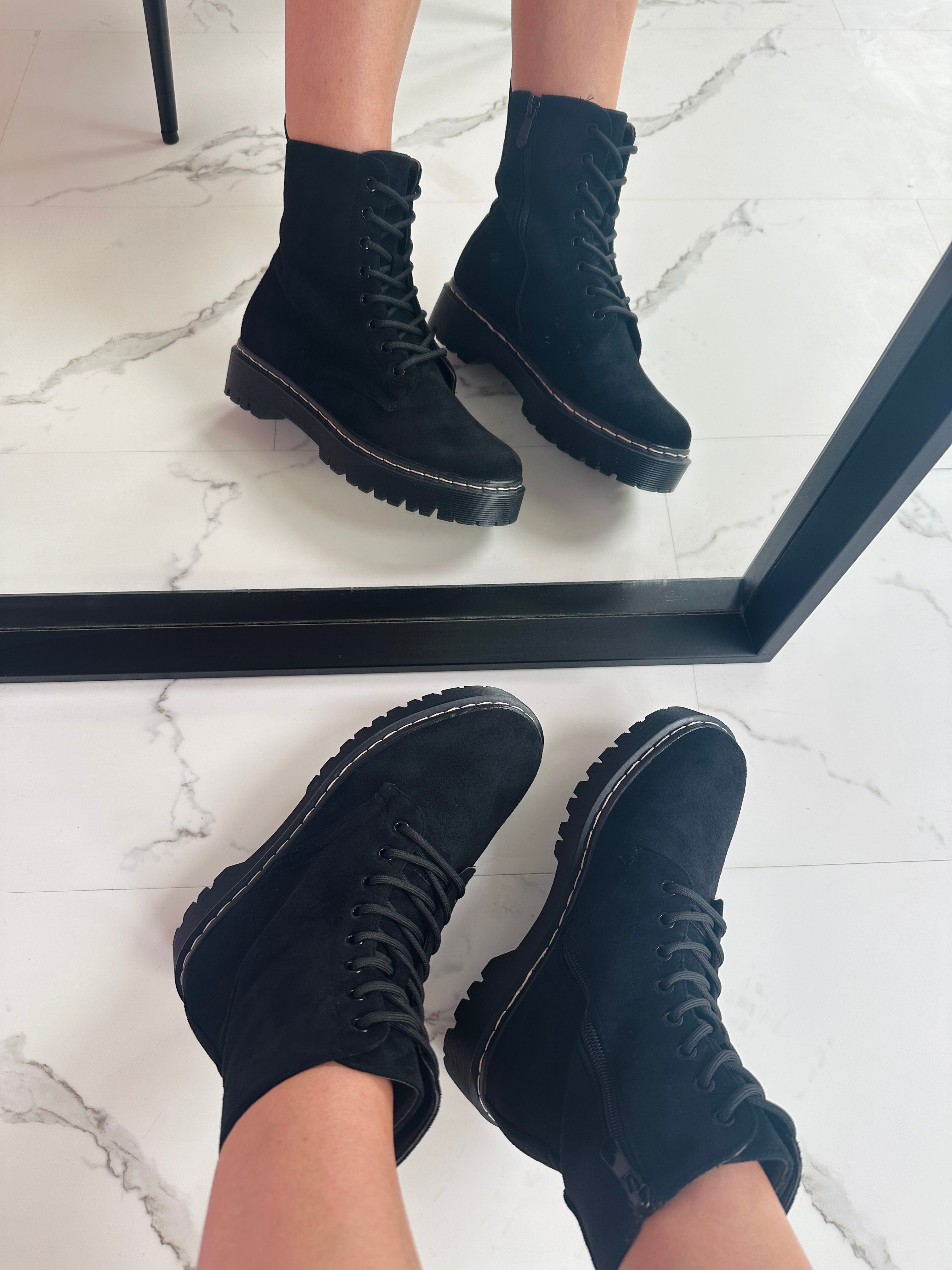 Suede Ankle Boots Martina