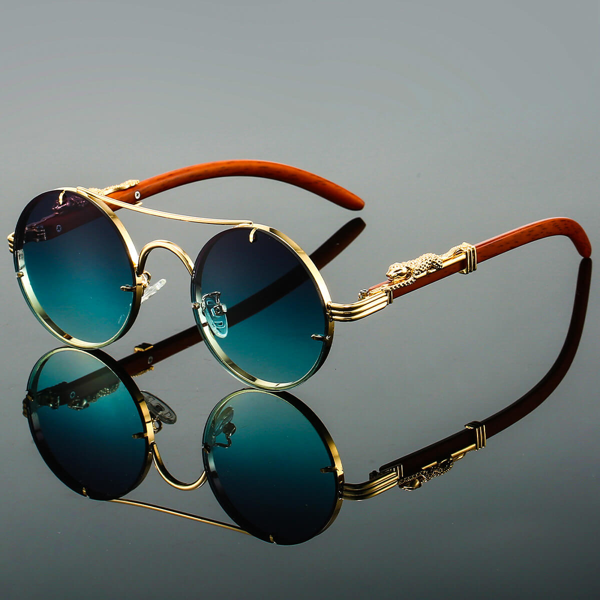 Damian | Okulary przeciwsłoneczne inspirowane stylem retro