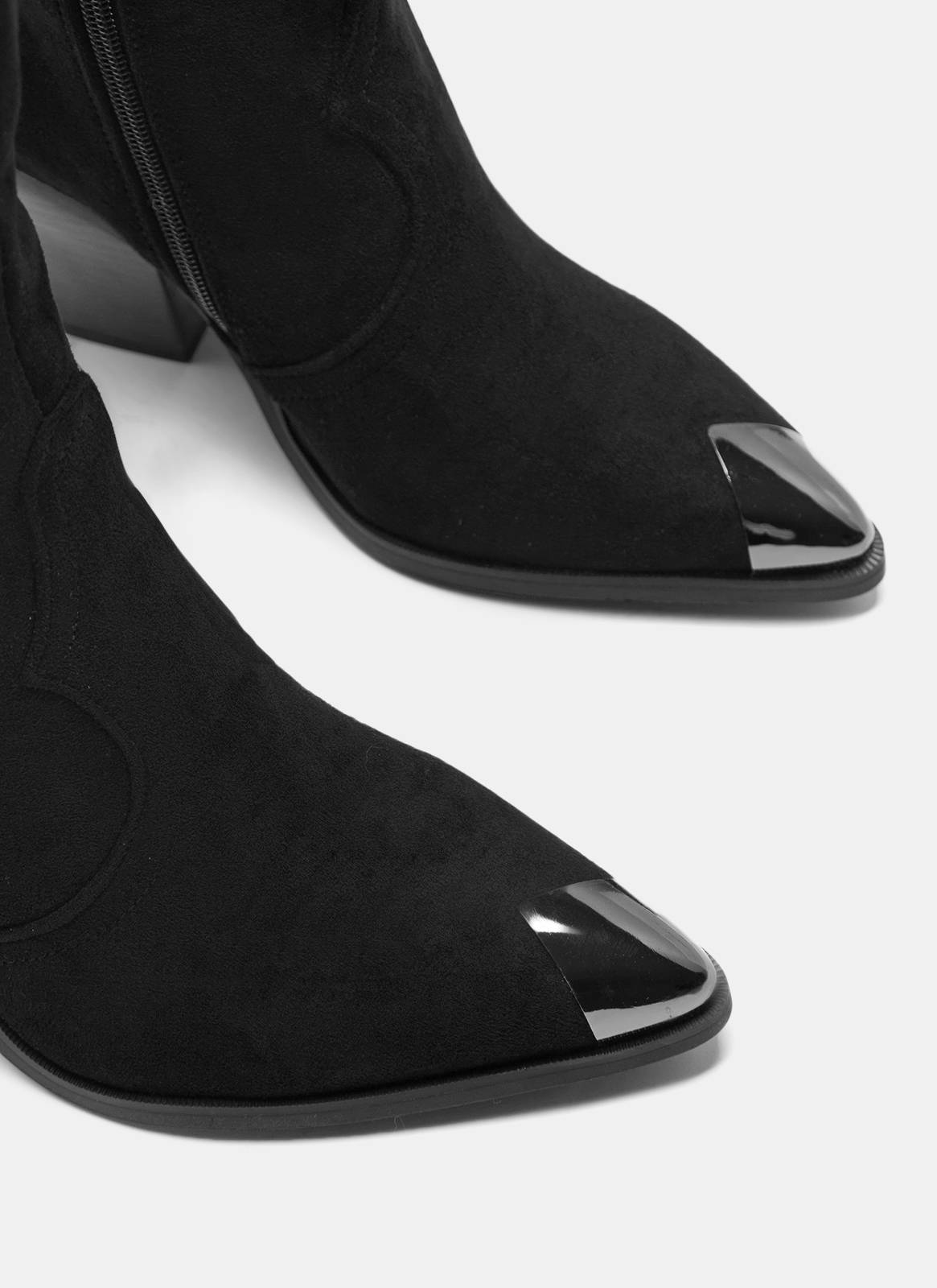 Roxy Suede High Ankle Boots