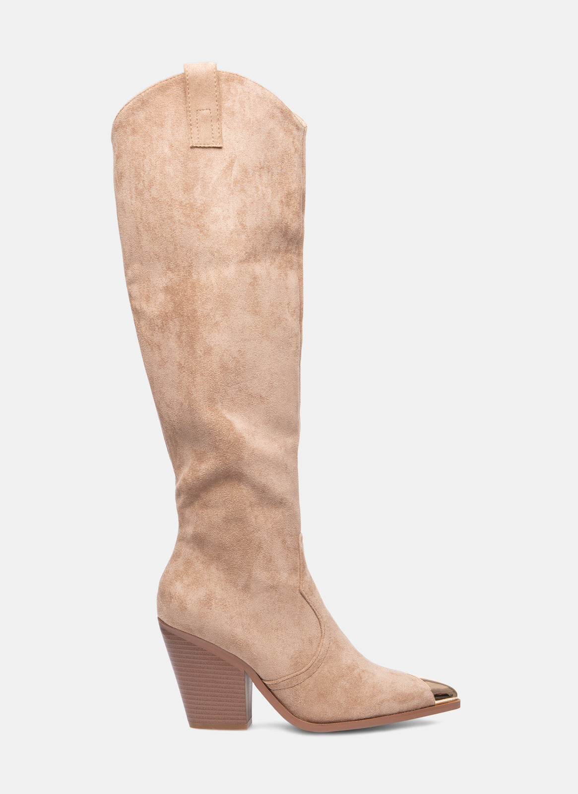 Kozaki Roxy z Suedinu w odcieniu khaki