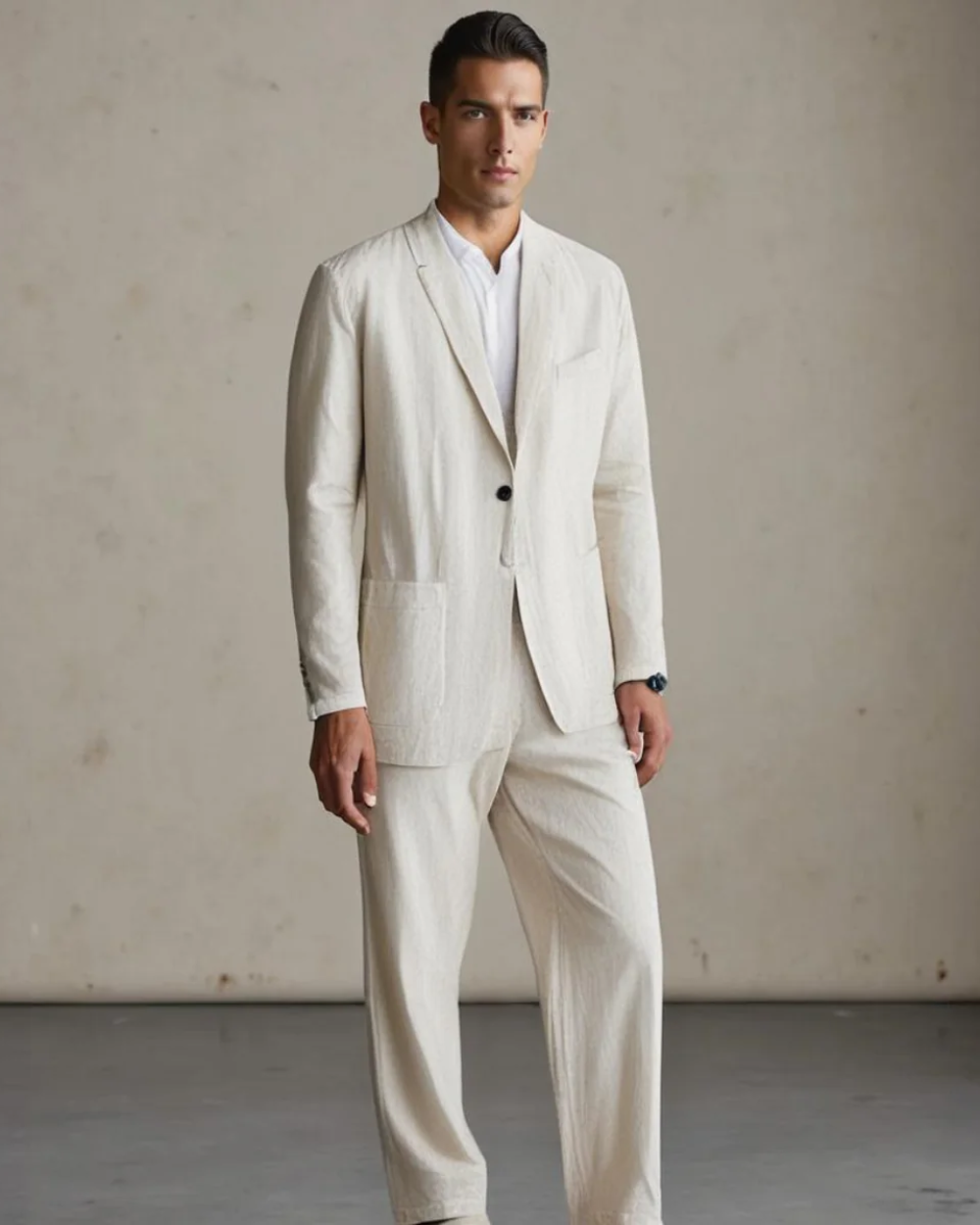 Johan | Elegancki Zestaw Lniany