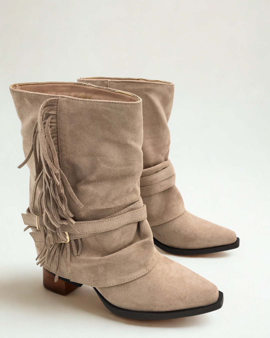Botki Cody Fringle w odcieniu khaki