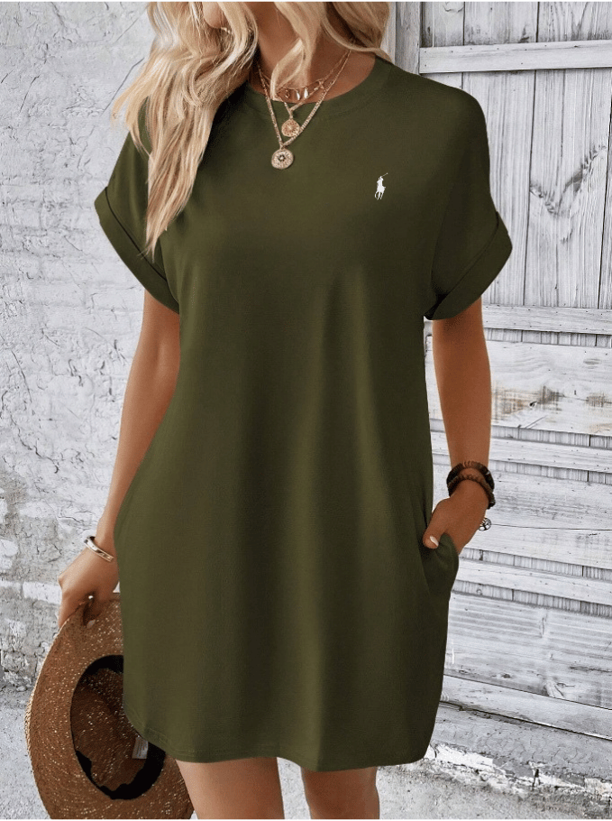 Ꮢаlph Lаurеn | Minimalistyczna elegancja Sukienka Casual na co dzień