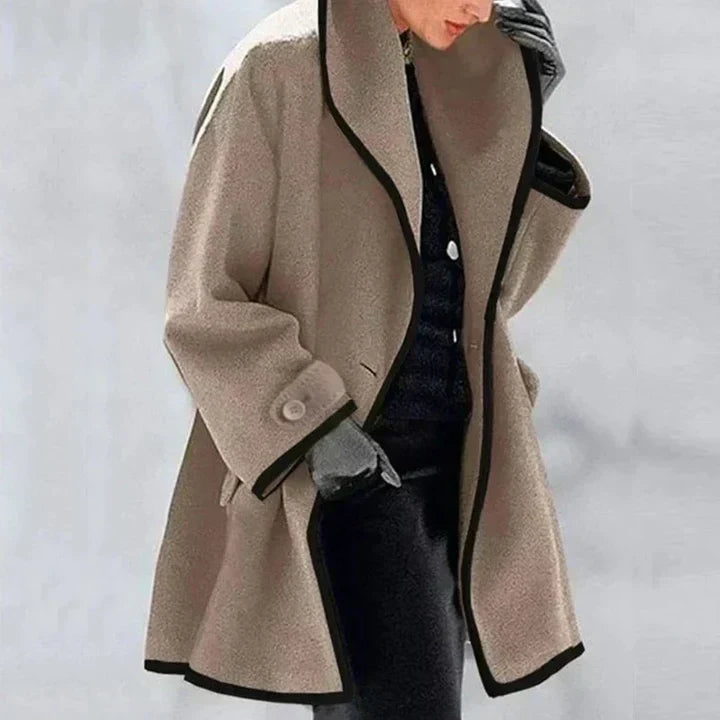Aldona | Stylowy Płaszcz Dwurzędowy