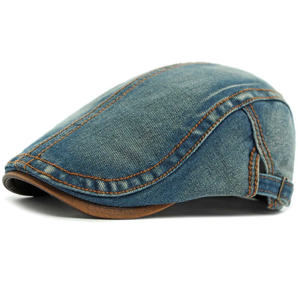 Lolek | Czapka płaska z denimu [1 KUPIONA, 1 DARMOWA]