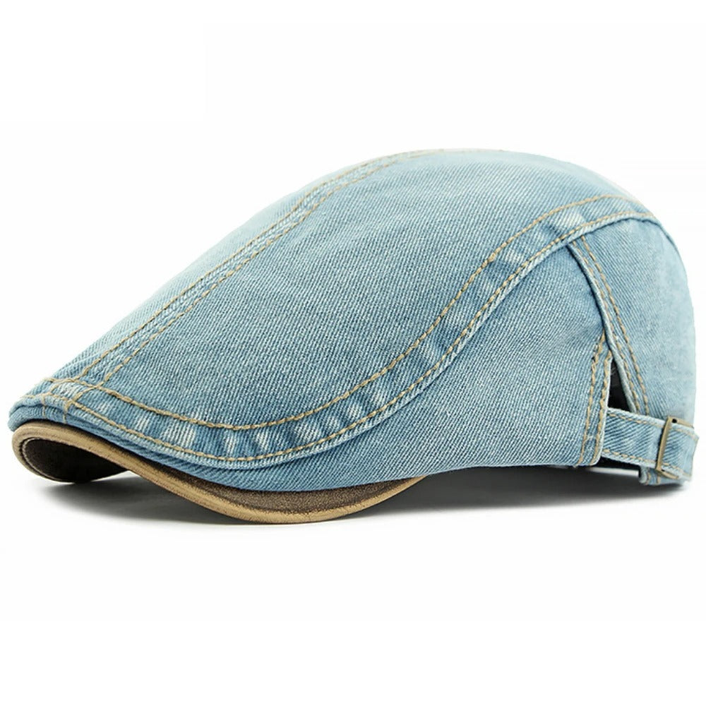 Lolek | Czapka płaska z denimu [1 KUPIONA, 1 DARMOWA]