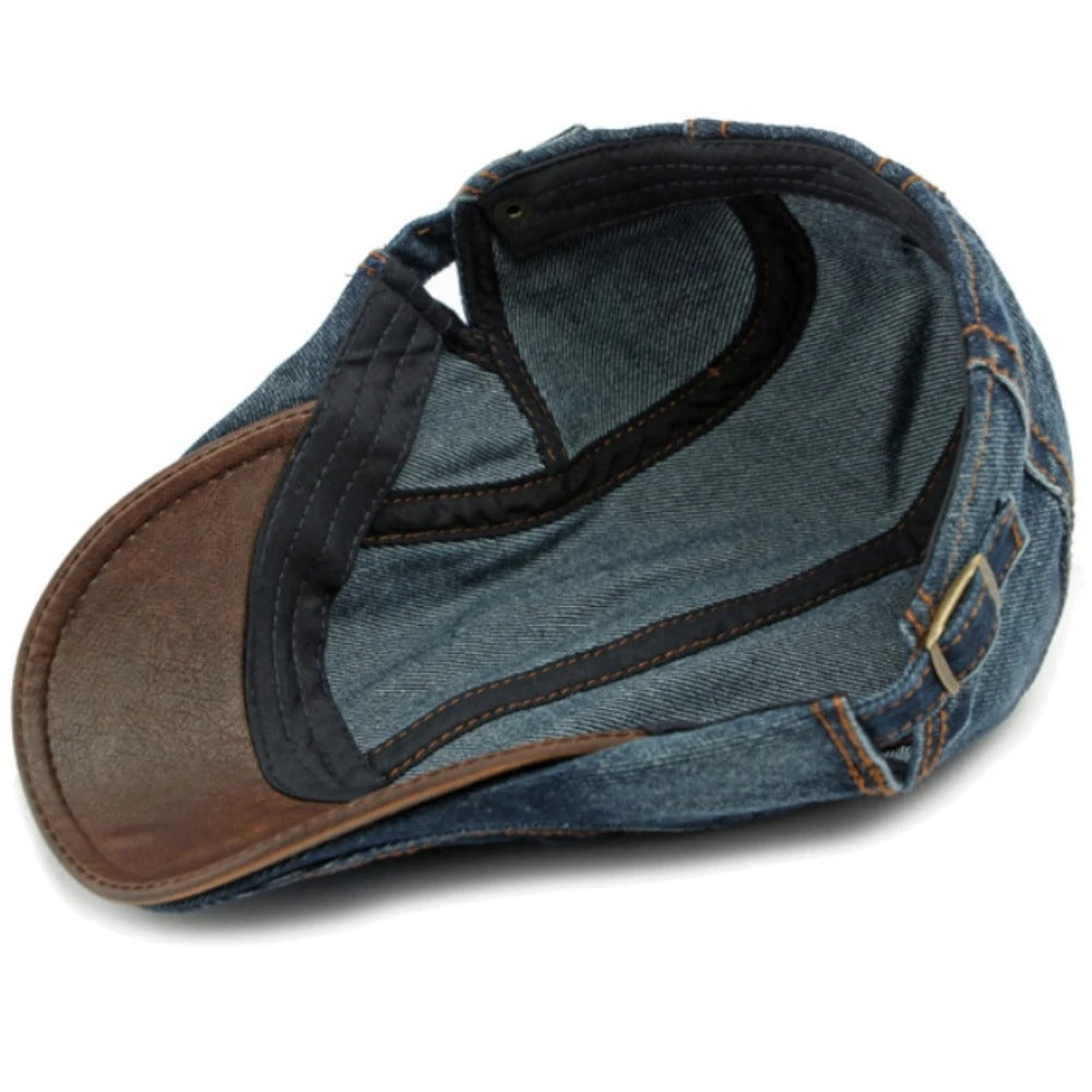 Lolek | Czapka płaska z denimu [1 KUPIONA, 1 DARMOWA]