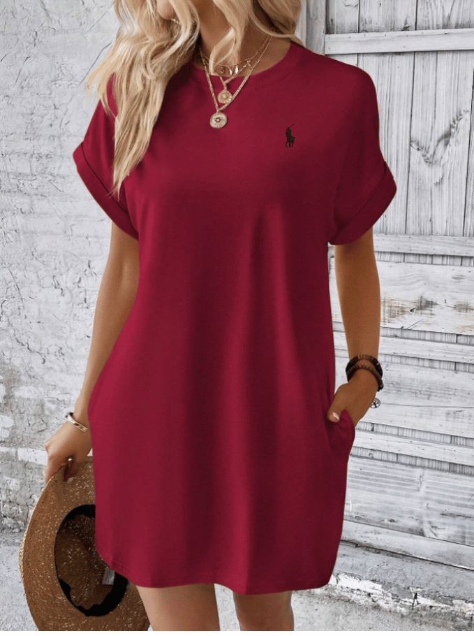 Ꮢаlph Lаurеn | Minimalistyczna elegancja Sukienka Casual na co dzień