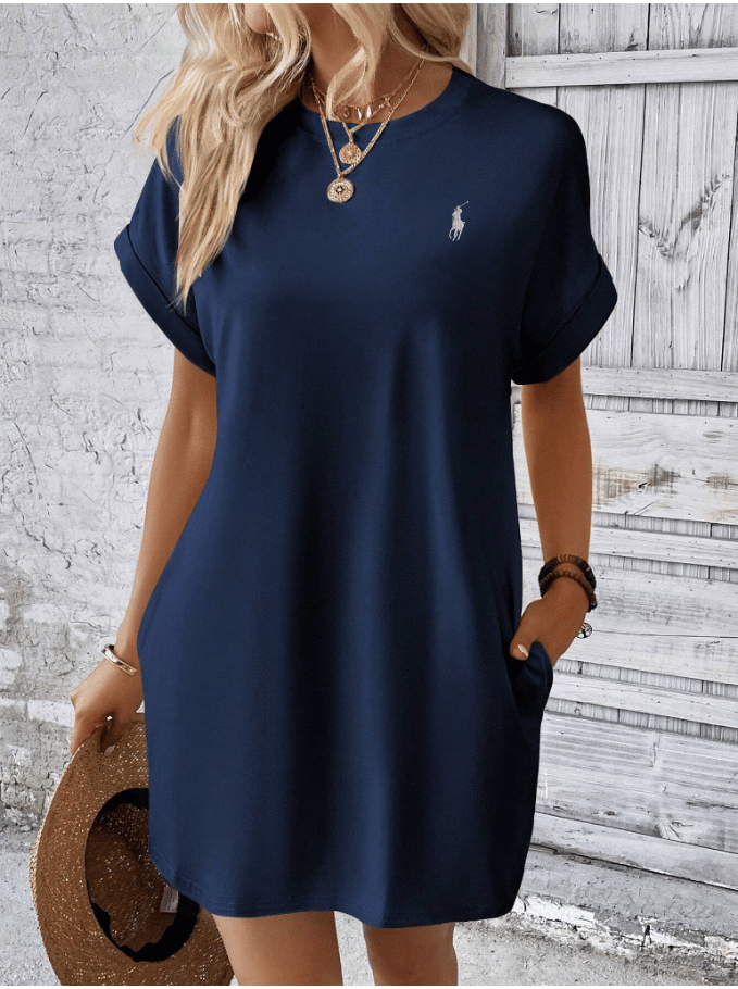 Ꮢаlph Lаurеn | Minimalistyczna elegancja Sukienka Casual na co dzień