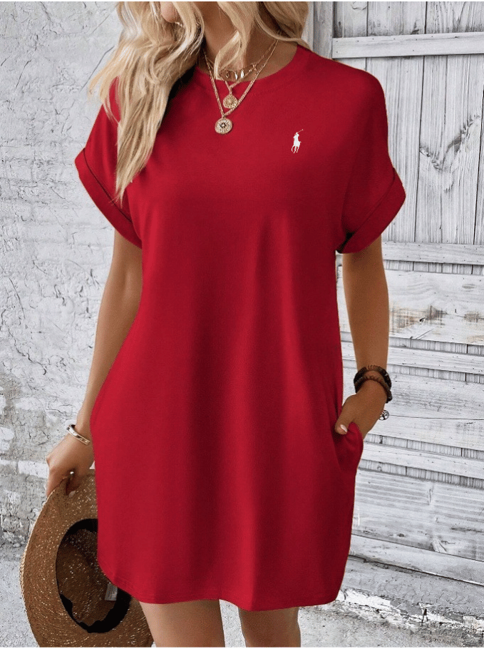 Ꮢаlph Lаurеn | Minimalistyczna elegancja Sukienka Casual na co dzień