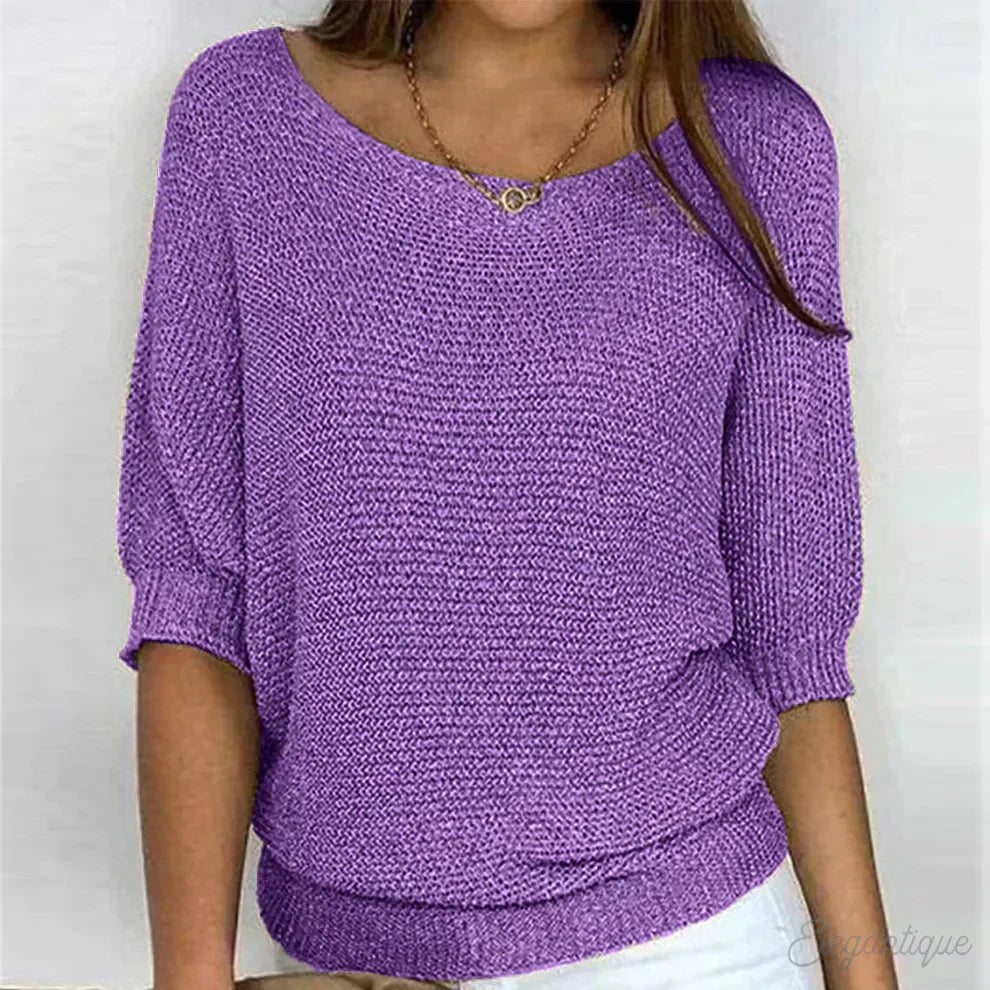 Violetta | Elegancki Sweter Dzianinowy